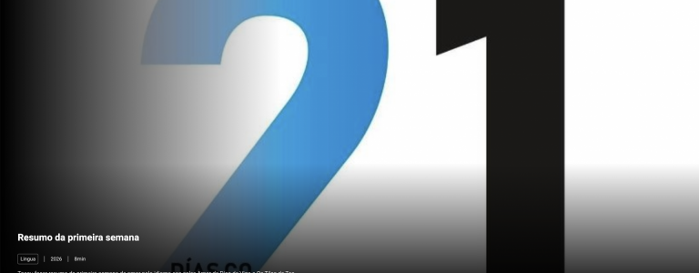 Resumo da 1ª semana no Galicia x Diante