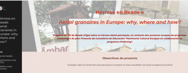 (Galego) Web final do noso proxecto sobre hórreos e «graneiros aéreos»