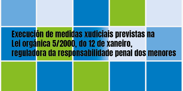 Execución de medidas xudiciais previstas na Lei orgánica 5/2000, do 12 de xaneiro, reguladora da responsabilidade penal dos menores. Memoria 2024